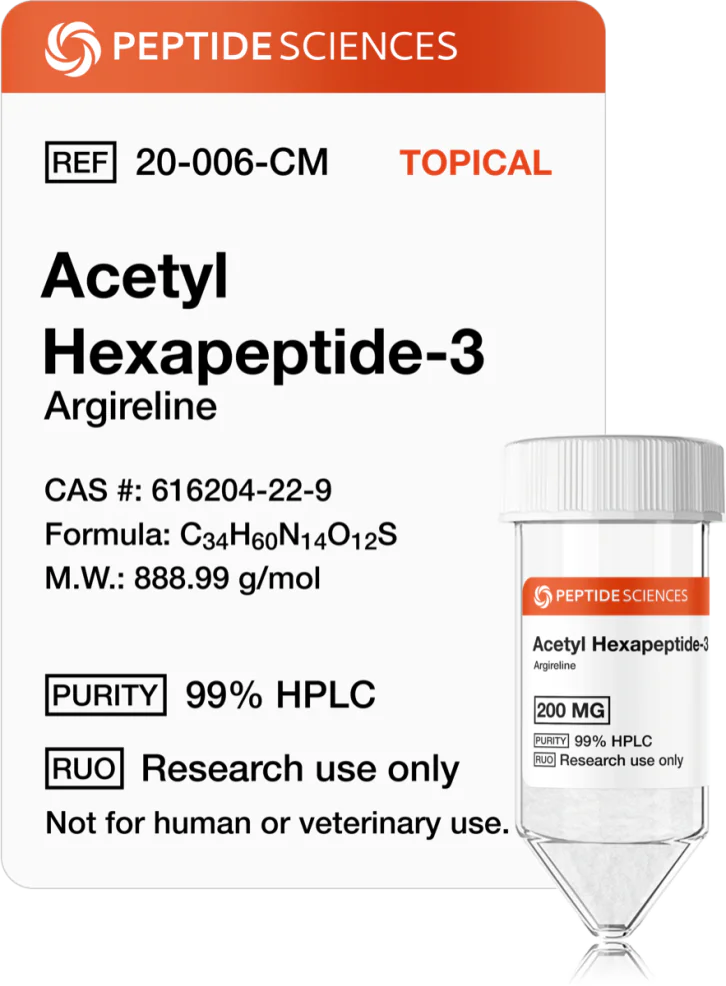 Acetyl Hexapeptide-3 (Argireline) 200mg (Topical)