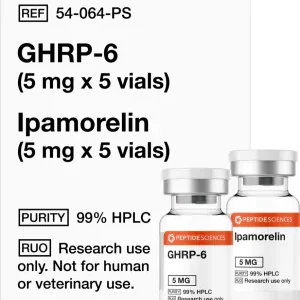 GHRP-6 (5mg x 5) and Ipamorelin (5mg x 5)