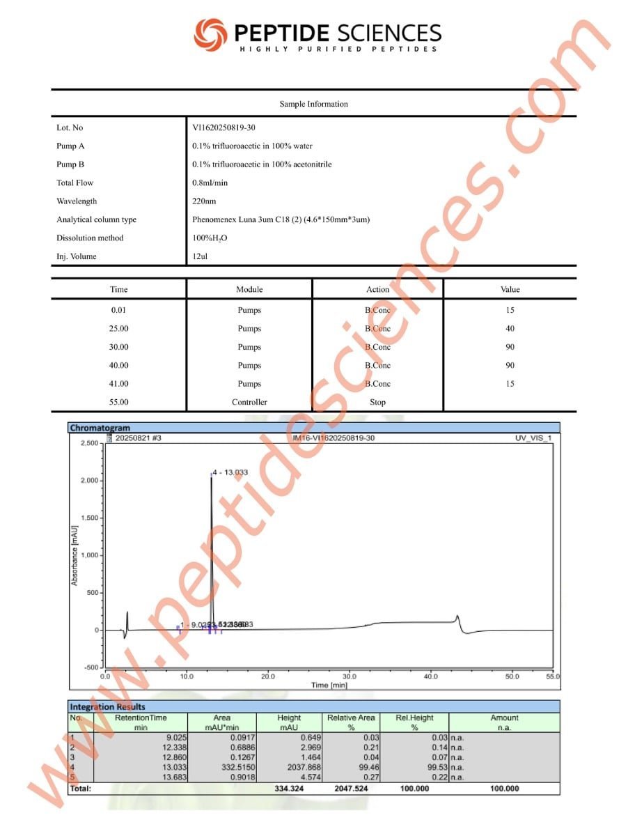 N-Acetyl Semax Amidate 30mg - Image 3