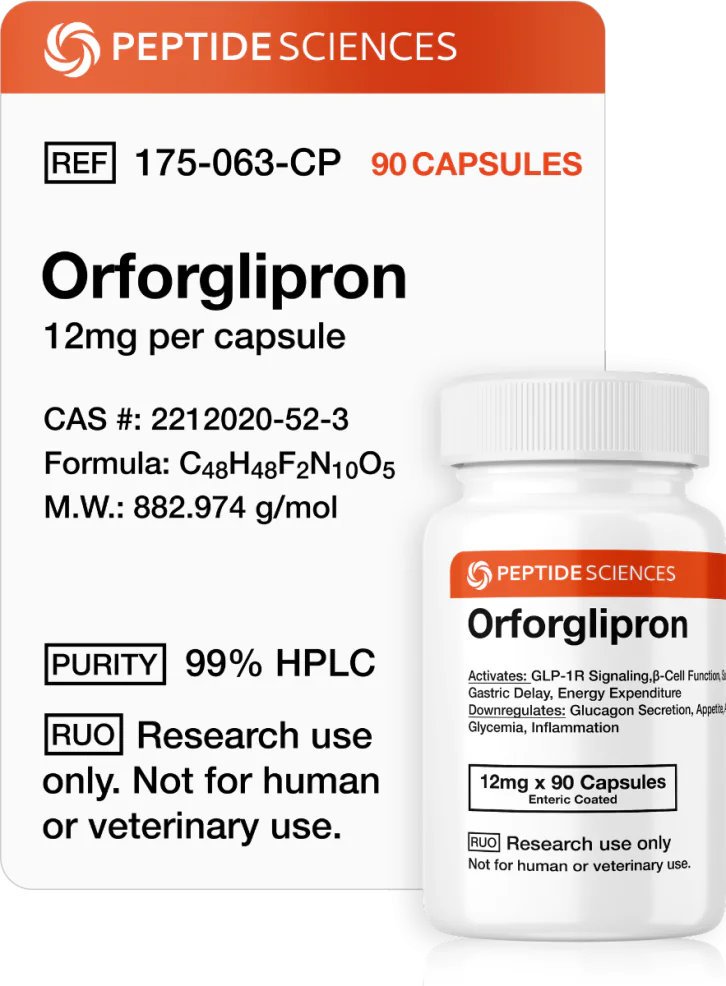 Orforglipron (12mg x 90 Capsules = 1,080mg)